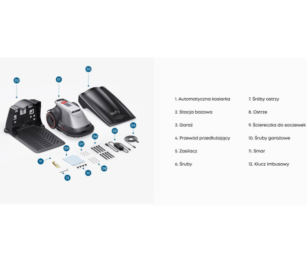 eufy Robot koszący E18 Szary - 1483957 - zdjęcie 9